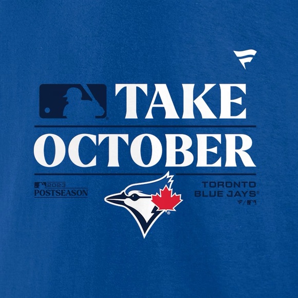 Men's Toronto Blue Jays Fanatics Royal 2023 Postseason Locker Room T-Shirt, M - Picture 4 of 10